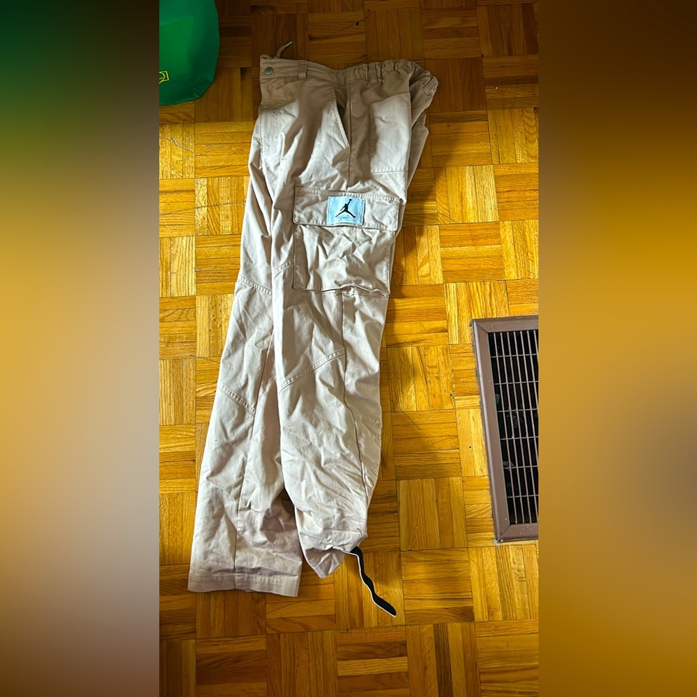 Tan Jordan cargo pants
